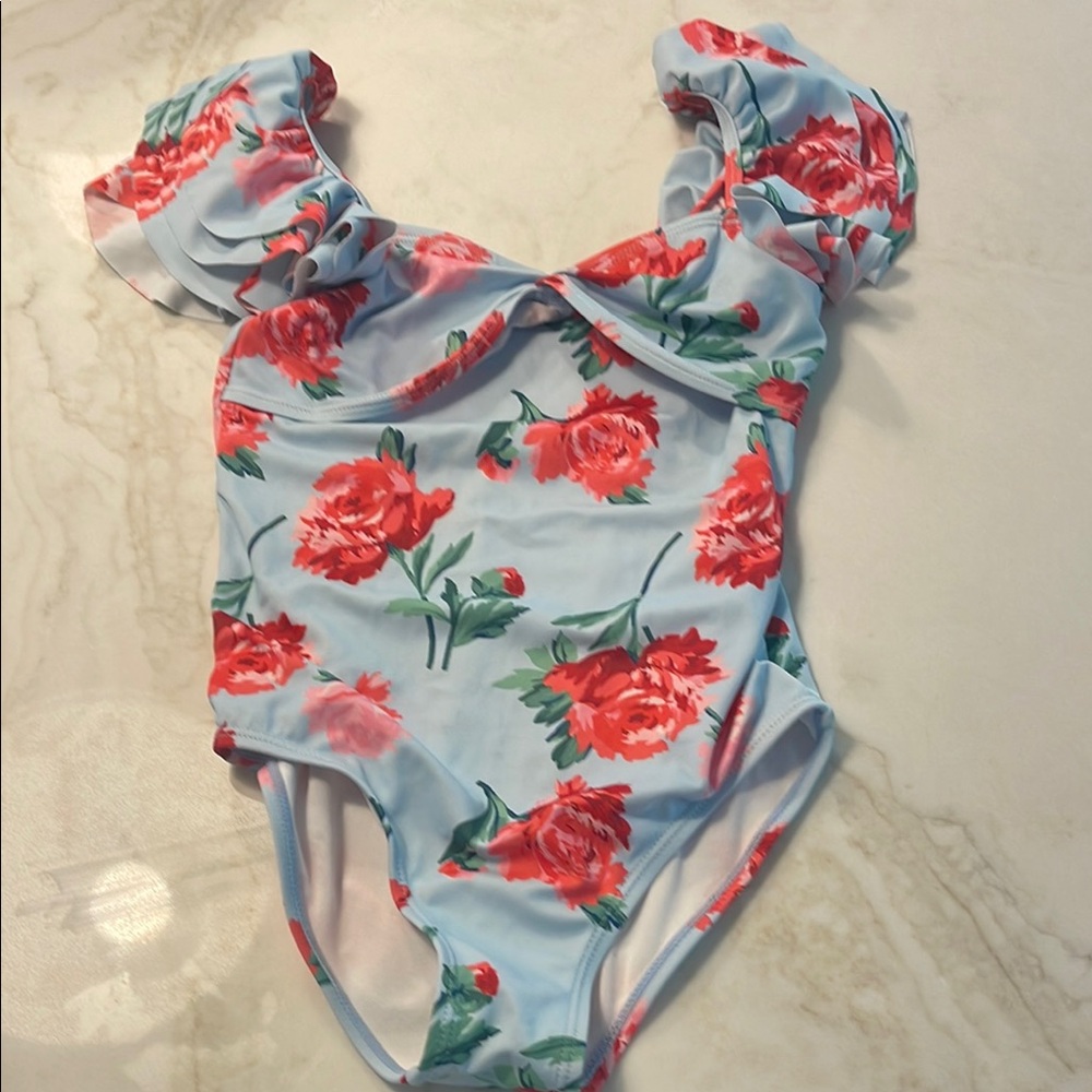 Janie & Jack Floral One-Piece Swimsuit